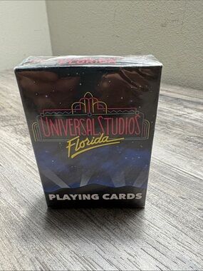 Universal Playing Cards - Retro Neon Logo Deck collectors Item fast ship